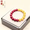 Pulsera Rojo Cinabrio y Amarillo, Arena Dorada Morada, Arena Roja Imperial, Joyería de Año de Nacimiento para Mujeres, Se Puede Enviar en Nombre de Otros, Pulsera al por Mayor
