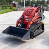 Fabricante de Miniescavadeira Ht380 Tipo Esteira Carregadeira Multifuncional Exportada para a Alemanha para Carregamento e Descarregamento Agrícola
