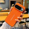 Adequado para capa de celular Google Pixel 11ProXL, capa de couro protetora com moldura de metal para lente Google 10A