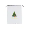 Sacos Plásticos Espessos para Armazenamento com Tamanhos e Padrões Personalizados, Fornecimento Direto do Fabricante, Em Estoque Sacos Transparentes de PE com Cordão de Natal