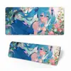 Pluma de Gato Shizuku Periférico de Anime Mouse Pad Bidimensional Juego de Deportes Electrónicos Alfombrilla Grande para Teclado de Computadora de Oficina Alfombrilla Extra Grande para Escritorio