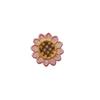 Pegatina de tela con lentejuelas y organza de girasol, parche bordado con flores, accesorios para decoración de ropa y joyas, etiqueta de tela