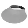 Novedad de Verano Sombrero de Ala Ancha 15cm Sin Costuras Color Sólido Protector Solar Sombrero de Copa Abierta Protección UV Simple Versátil Sombrero de Protección Solar