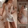 Yiyo Original Sex Lingerie Sexy Pure Desire Camisola de Renda Tentação Lace-up Pijama Grátis Uniforme de Peito Pequeno 8902