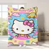 Manta de Gato Hello Kitty Transfronteriza Manta Gruesa de Dibujos Animados Hello Kitty Manta Impresa Digitalmente Manta