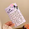 Pegatinas de Uñas Sanrio para Niñas, Arte de Uñas Lindo y Divertido, Piezas de Uñas para Estudiantes, Piezas de Uñas Dulces, Uñas Postizas para Niños