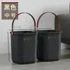 Lixeira espessa, balde portátil para arranjos de flores, cesta para banca de venda de flores, lixeira de escritório, balde de armazenamento simples para cozinha e quarto