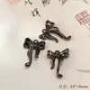 Novo estilo chinês [pingente preto fosco] pulseira de liga metálica colar acessórios DIY com contas material artesanal pingente de conta solta