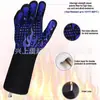 Guantes Aislantes del Calor, Retardantes de Llama, Resistentes a Altas Temperaturas para Hornos, Hornos de Microondas, Parrillas, Barbacoa, Guantes para Horno de 500-800 Grados