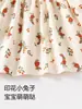 Vestido de Primavera para Niñas, Elegante y a la Moda Estilo Princesa, Vestido Coreano de Manga Larga de Otoño para Niñas Pequeñas y Niños Pequeños