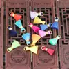 Borla Mini de Hilo Dorado de 1.8 cm Multicolor Borla Estilo Nacional Borla Hecha a Mano DIY Accesorios para el Cabello Pendientes Material para Colgantes