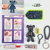 Accesorios Clave, Colgantes Pequeños para Regalo, Llaveros, Llaveros de Oso con Pedrería DIY, Pequeños Regalos Promocionales al por Mayor