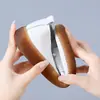 Zapatos tipo gorro de piel genuina para mujer Exportación Primavera y Otoño Nuevos Zapatos Blancos de Suela Suave de Una Pierna Antideslizantes Zapatos de Mamá Casuales Zapatos Pequeños de Cuero