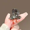 Exquisito Clip Pequeño de Cola de Pez con Pedrería, Temperamento, Clip Metálico para el Cabello, Pequeño Clip Lateral para Flequillo Roto, Tamaño Pequeño, Clip de Tiburón