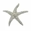 Fábrica de broches de estrella de mar de cristal rosa y diamante de alta gama, moda europea y coreana, venta al por mayor y al por menor directa, corsage, joyería de Yiwu