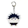 Atacado de Anime Jujutsu Kaisen Mercadoria de Anime Feito por Fãs Versão Q Chaveiro de Acrílico Transparente Dupla Face Bidimensional Transfronteiriço