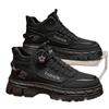 Sapatos Masculinos Outono Novo Cano Alto Casuais Esportivos Tendência Sola Grossa Aumento Antiderrapante Roupa de Trabalho para Exterior Botas Martin