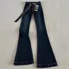 175 Alto con Forro Azul Oscuro Jeans Débiles para Mujer Primavera y Otoño Cintura Baja Ajuste Delgado Elásticos Pantalones de Ajuste Delgado