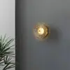 Luo SanhuaLuminária de Parede Toda em Cobre para Parede de Fundo da Sala de Estar, Cabeceira do Quarto, Luminária de Parede para Estudo, Luminária de Entrada de Corredor de Vidro