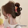 Pinza de acetato estilo coreano 2026 modelo nuevo para el pelo, elegante y exquisita, pinza de tiburón grande para cabello grueso