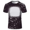 2022 nueva camiseta de manga corta para hombre y mujer con patrón de moda de transferencia térmica 3D personalizado de cuello redondo