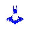 Pegatinas de Batman para comercio exterior transfronterizo, pegatinas reflectantes para locomotoras de motocicletas, pegatinas decorativas láser con personalidad para parachoques de ventanas de automóviles