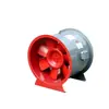 Ventilador Industrial de Fluxo Misto Diagonal, Ventilador de Duto de Velocidade Única/Dupla Resistente a Altas Temperaturas, Ventilador Axial Swf para Exaustão de Fumaça de Incêndio