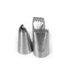 Calibre 2.5 material 304 0.4mm de espessura bico de confeitar sem costura derretendo feijões biscoitos puff creme ferramentas DIY