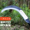 Cuchillo de recolección de lanceta afilado, cuchillo para cortar plátanos, cuchillo para nuez de betel, cuchillo para cortar hierba acuática con mango de madera, cuchillo de recolección afilado de acero al manganeso