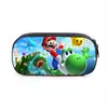Estuche de Lápices Mario Transfronterizo para Estudiantes, Gran Capacidad, Lindo Estuche de Almacenamiento, Poliéster, Resistente a las Manchas, Estuche de Lápices de Una Sola Capa de Alta Gama