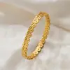 Pulseira Aberta de Aço Titânio Zircônia Coração Amor Gota d'Água Cross Mais Vendida Toque de Luxo Galvanização a Vácuo Não Desbota Argola de Fecho