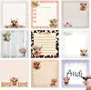 Notas Adhesivas de Dibujos Animados de Venta Caliente Transfronterizas, Bloc de Notas Retro Estilo Ins, Notas Adhesivas Creativas de Animales, Reutilizables y Desprendibles