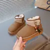 Botas de Nieve con Perlas Estilo Coreano para Niñas 2026 Nuevas Llegadas de Invierno Botas de Princesa para Niñas Pequeñas Botas de Nieve Calientes con Felpa
