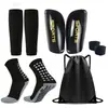 Shin Guards de Fútbol Transfronterizos, Calcetines para Tibia, Juego Combinado de Calcetines de Fútbol, Almohadillas para el Pie y Shin Guards de Tipo Inserción de Doble Capa al por Mayor