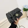 Bolso de Mujer de Moda y Estiloso Nuevo 2026 Moda Bolso de Hombro Acolchado Color Sólido Moderno Estilo Coreano Bolso Cruzado