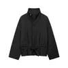 Ins ropa de mujer al por mayor estilo europeo y americano transfronterizo colección de otoño 2026 nueva chaqueta de algodón elegante con cuello alto 6318275