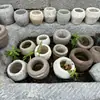 Bebedouro de pedra aquário vaso de flor de pedra lírio d'água combinação de água corrente bebedouro de porco popular bebedouro de vaca bebedouro de cavalo decoração de pátio De Zhu