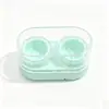 Caja de Lentes de Contacto de Color Tipo Cajón Compacta Portátil Caja Compañera para Lentes de Contacto con Tapa Caja de Cuidado Caja de Almacenamiento Caja DIY