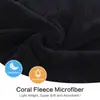 Toalha de Secagem de Cabelo de Veludo Coral Personalizável, Super Absorvente, Secagem Rápida, Macia e Amiga da Pele, Adequada para Uso em Casa, Hotel e Salão de Beleza