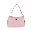 Bolsa Esportiva para Natação Fitness com Separação Seco e Molhado Leve Bolsa de Yoga Simples Cor Sólida Bolsa Transversal Bolsa para Viagem Curta para Mulheres