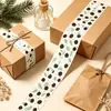 Adesivos em rolo com padrão colorido brilhante revestido personalizados para embalagem de presentes e etiquetas decorativas