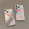 Funda de teléfono de osito dulce para iPhone 17 Pro Max, 14, 16/13, Apple 15, Cobertura completa con espejo de maquillaje