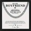 Collar de cadena cubana de hip-hop de personalidad europea y americana transfronterizo para hombre, para enviar a familiares y amigos, tarjeta de bendición, caja de regalo, joyería exquisita