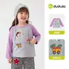 Colección de Camisetas para NiñasCamisetas de Manga Larga de Otoño Dudu para Niñas, Tops para Bebés Niñas, Ropa para Niñas, Ropa Infantil de Moda
