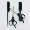 Tesouras de Cabeleireiro e Barbeiro para Desbaste de Cabelo e Franjas, Tesouras Femininas para Auto-Corte, Conjunto de Ferramentas de Tesouras Dentárias Domésticas