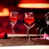 Fornecimento Direto da Fábrica Taça de Vidro taça de vinho rosé taça de vinho taça rosa criativa