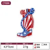 Parche bordado para el Día de la Independencia en EE. UU., parches de tela autoadhesivos para reparación de ropa DIY, parches bordados, producto transfronterizo más vendido