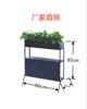 Jardinera de hierro forjado para exteriores, partición, macetero, estante para flores, restaurante, valla interior, supermercado, centro comercial, bar de ocio, tienda de bebidas, macizo de flores