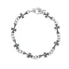 Celebridad Cibernética Sydney Snake Quan Zhilong Mismo Pulsera Cruzada para Hombres y Mujeres Moda Trendy Crow Pulsera de Pareja