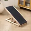 Rack de Escalada de Madeira para Cachorro Transfronteiriço Escada de Escalada de Madeira Sólida para Cachorro Escada Dobrável para Pet Degrau Lateral para Sofá Cama Subir e Descer